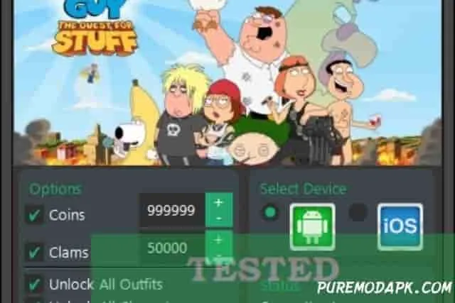 Family Guy Quest for Stuff Mod Apk