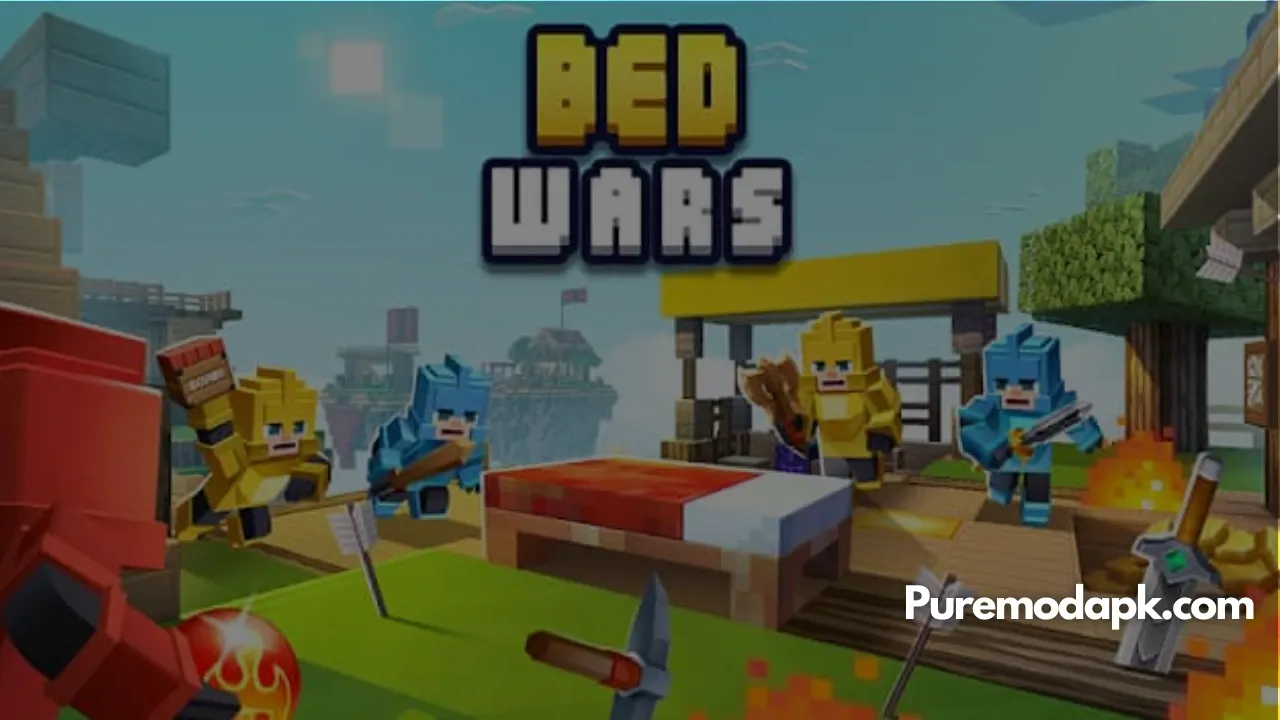 Bed Wars Mod Apk v1.8.1.1 [Unlocked Gcubes & Keys]