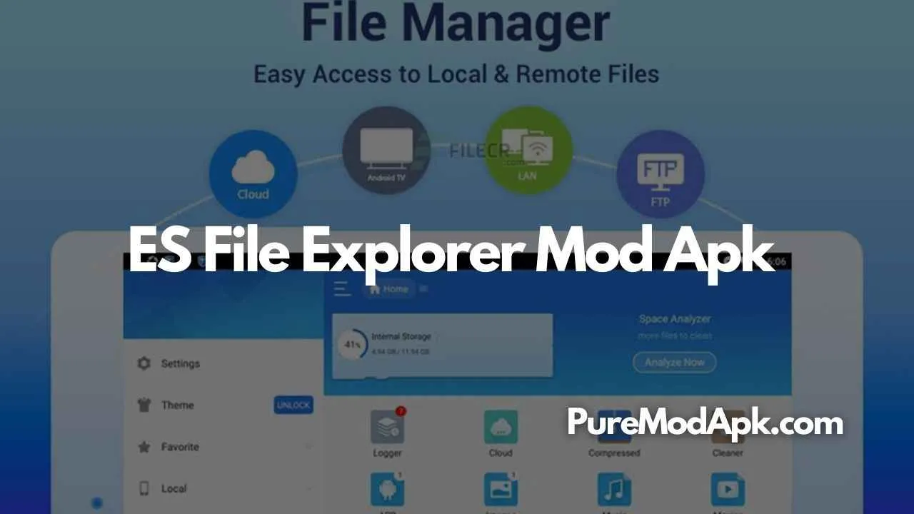 Download ES File Explorer Mod Apk v4.2.8.7.1 [Premium Unlocked]