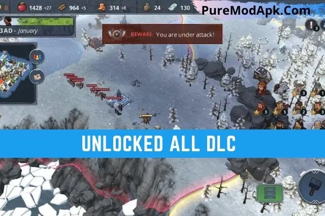 Northgard Mod Apk unlocked all DLC