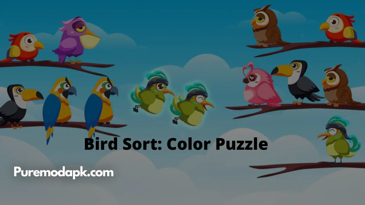 Bird Sort Color Puzzle Mod Apk v1.1.2 [Unlocked Everything]