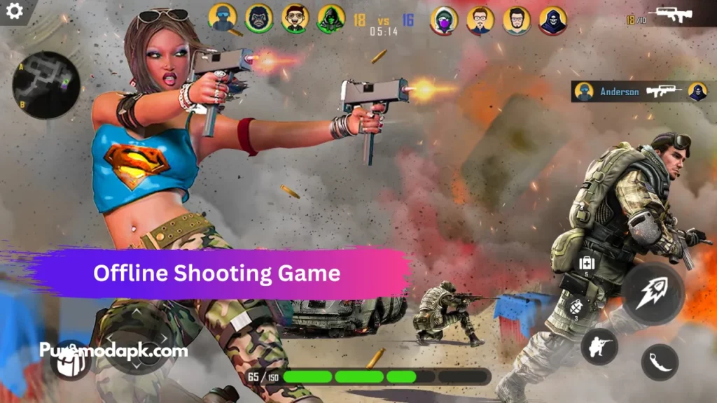Gun Games 3D Offline Shooting Mod Apk